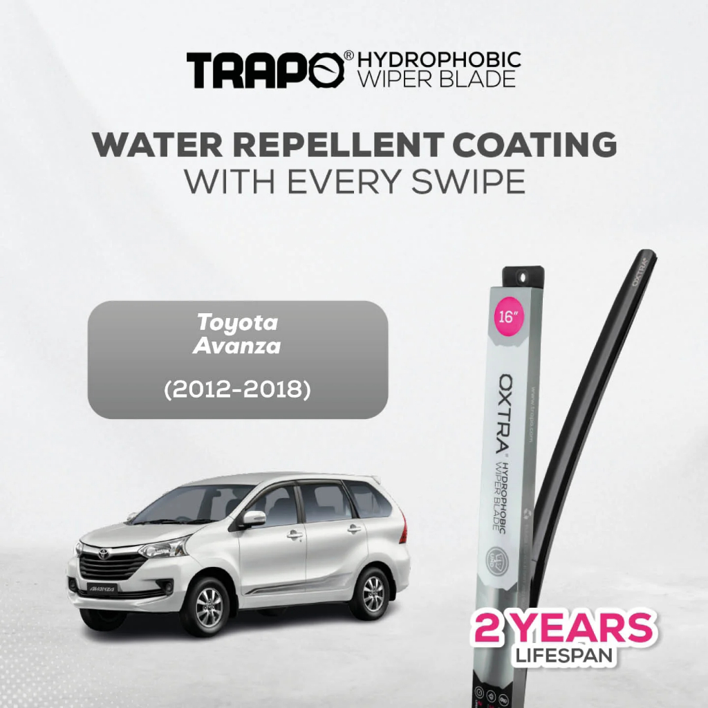 Trapo Hydrophobic Wiper Blade Toyota Avanza (2012-2018) Wiper Mobil Avanza