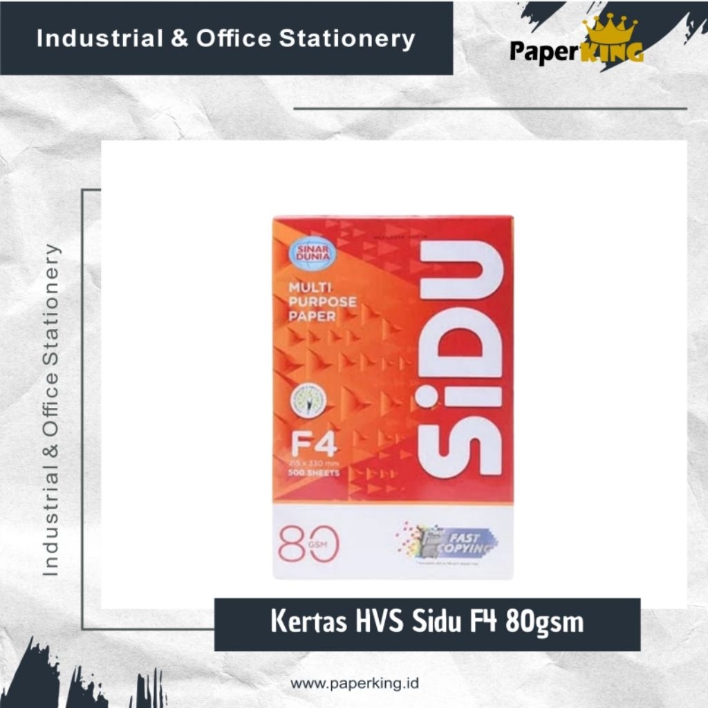 

Kertas HVS Sidu F4 80 gsm