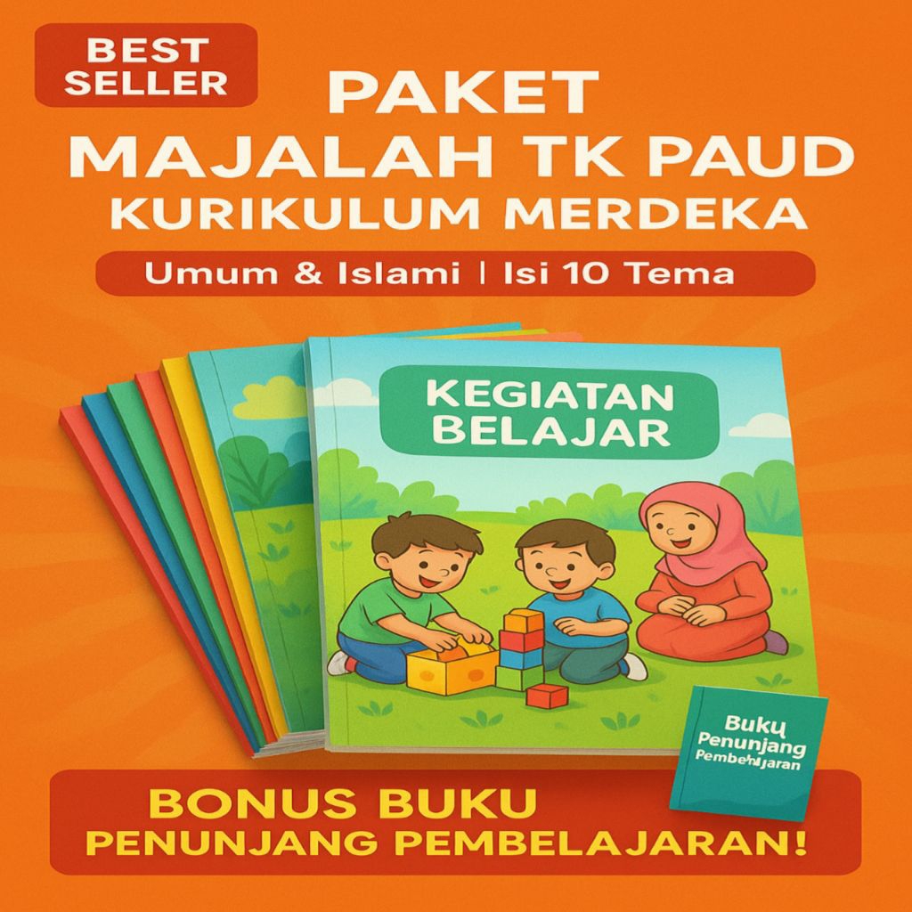 Original | Buku Majalah Bintang Umum dan Islami | Majalah TK, Paud