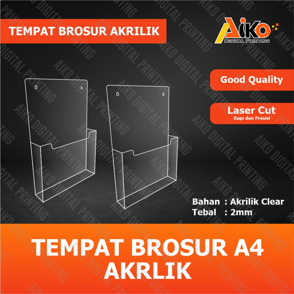 

RAK BROSUR AKRILIK - DISPLAY TEMPAT BROSUR AKRILIK - UKURAN A4