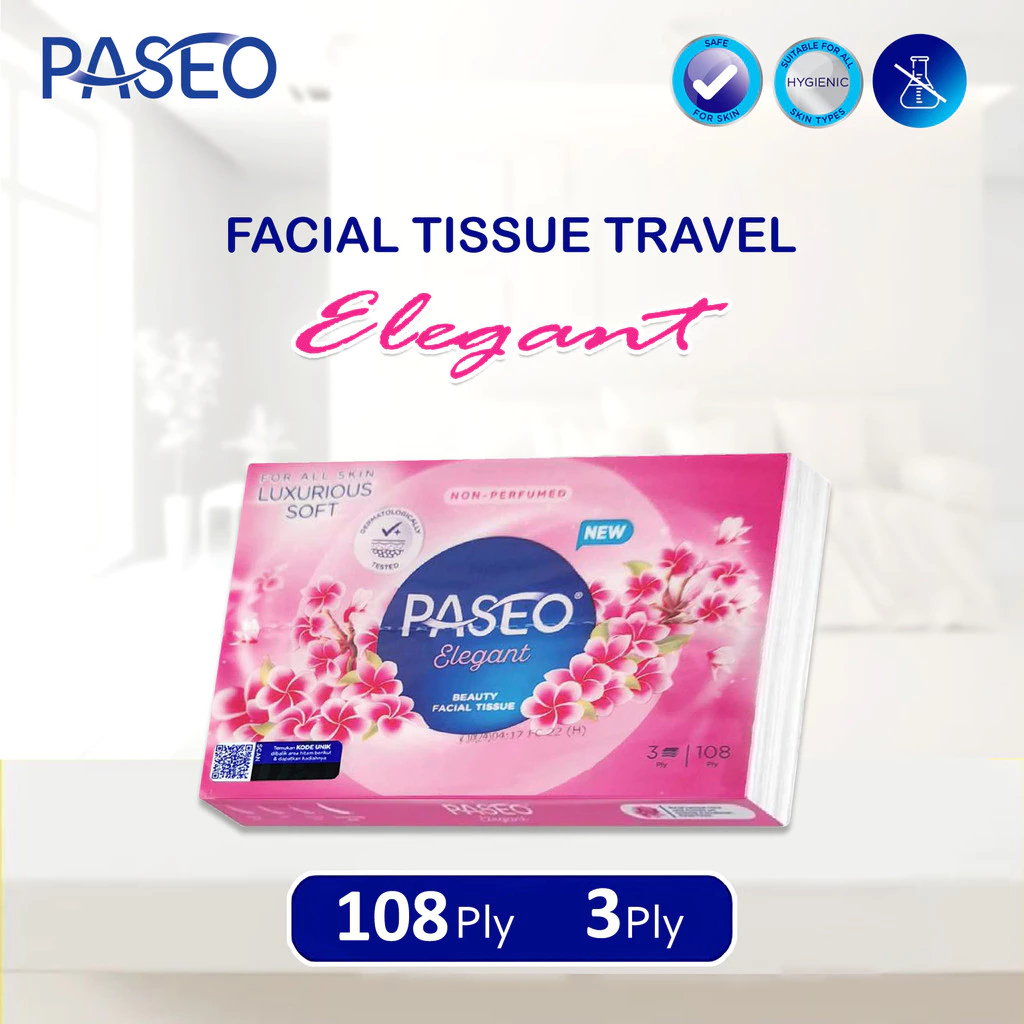 𝗜𝗦𝗧𝗔𝗥𝗙𝗜 - Tisu travel pack elegant paseo paseo elegant facial tissue travel pack | tisu