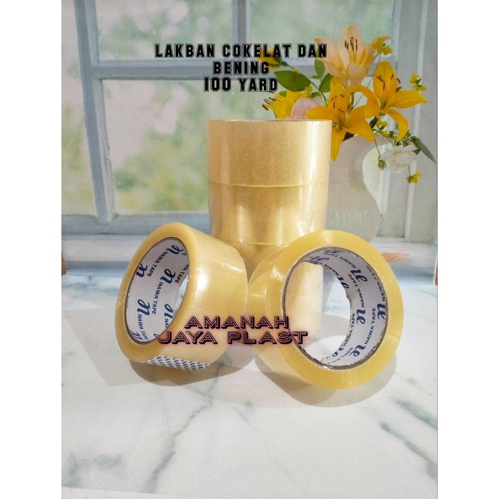 

1 DUS LAKBAN BENING 45mmx90yard Bening isi 72 roll