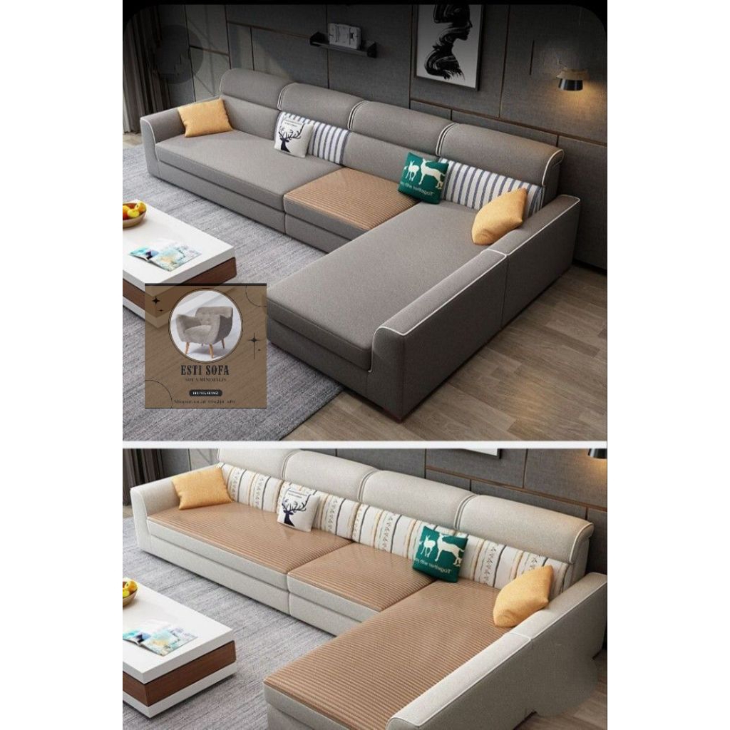 sofa kualitas terbaik sofa minimalis terbaru sofa kursi tamu kekinian sofa L Shape sofa ruang tamu m