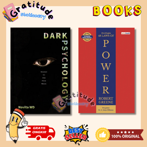 (Original) Bundling Buku : Dark Psychology dan 48 Laws of power versi ringkas