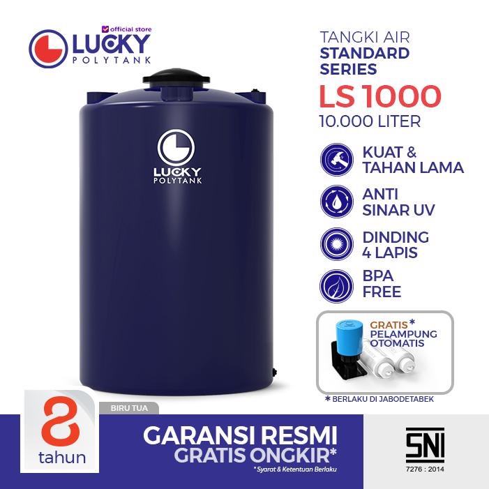 Tangki / Toren Air Lucky Standar 10000 liter (LS1000) - Hijau