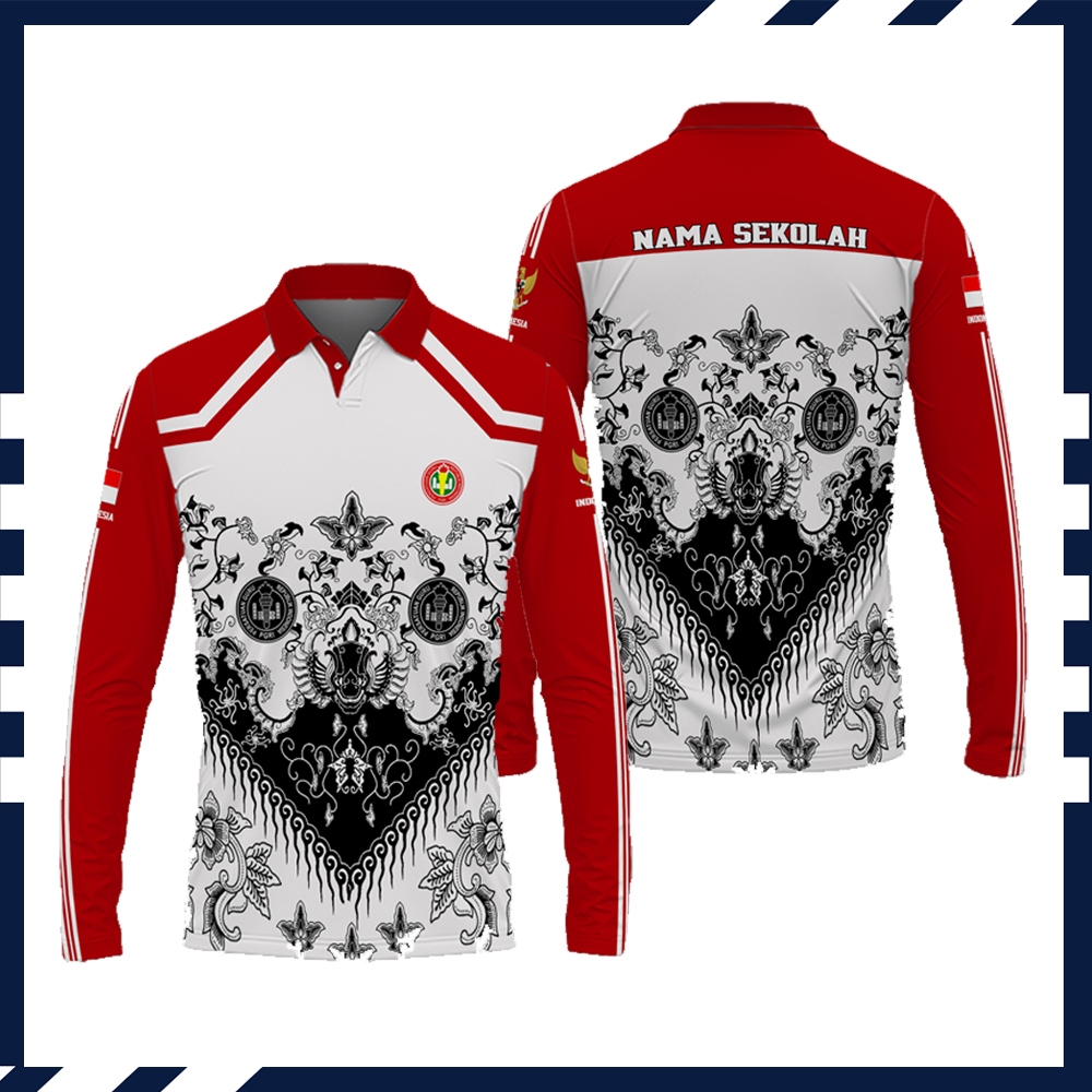 Kaos PGRI | Baju PGRI Jersey PGRI Seragam Guru Baju Olahraga Guru Lengan Pendek Panjang Fullprint