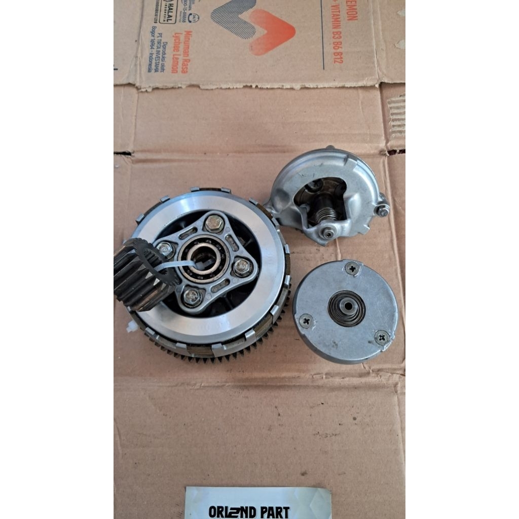 DRAF GEAR MEGAPRO PRIMUS SET ROTOR POMPA OLI