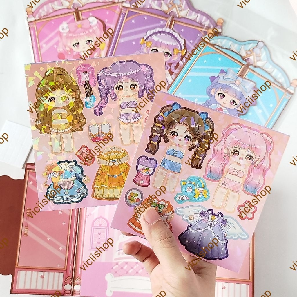 

Mainan Dress Up Girl Lemari Pakaian/Mainan Orang Orangan Anak Perempuan Ganti Baju