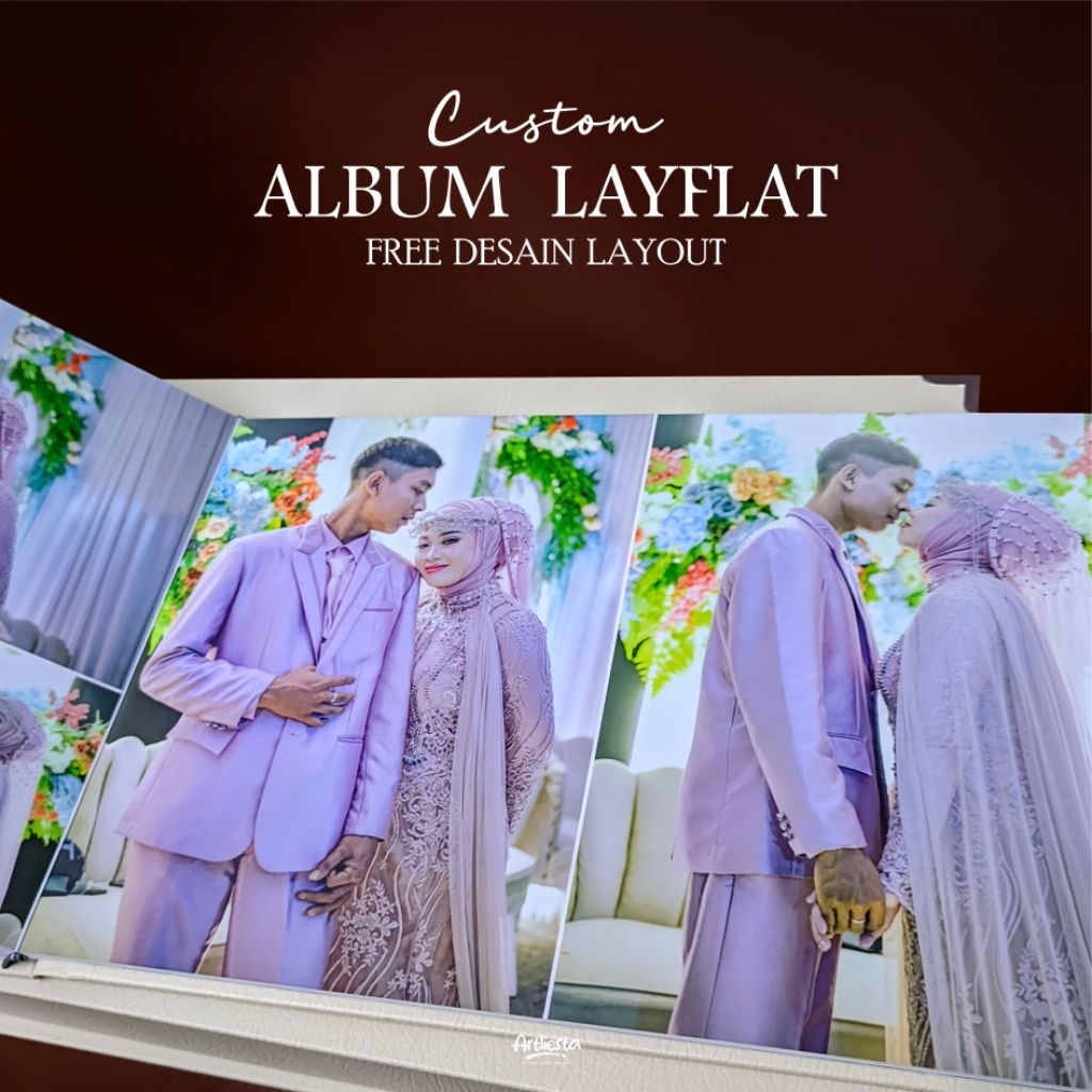 PHOTOBOOK WEDDING / ALBUM FOTO LAYFLAT / ALBUM SAMBUNG