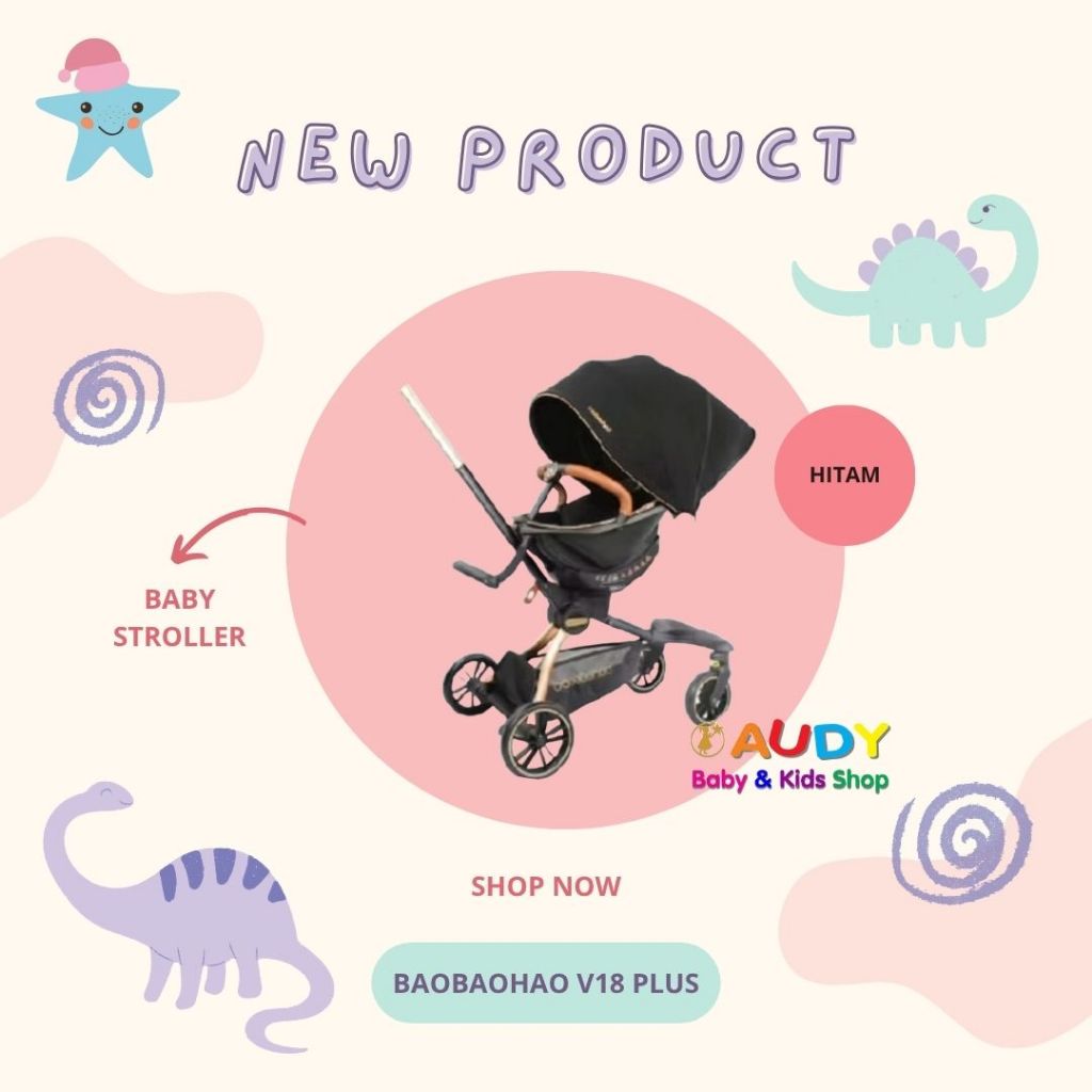 Magic Stroller Micro Trike Baby / Kereta Dorong Sepeda Anak Bayi Cabin Size V18 Plus Baobaohao