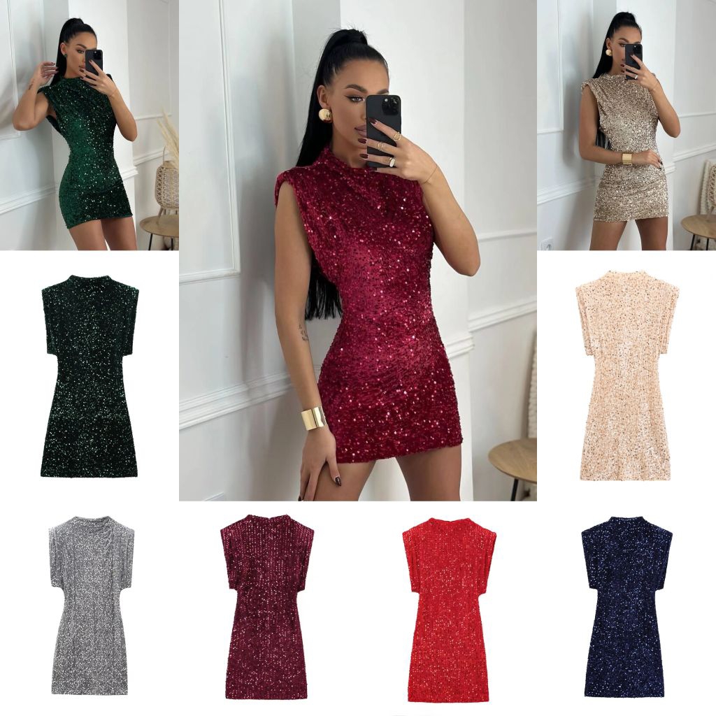 Sequin Mini Dress  76868 (TN)