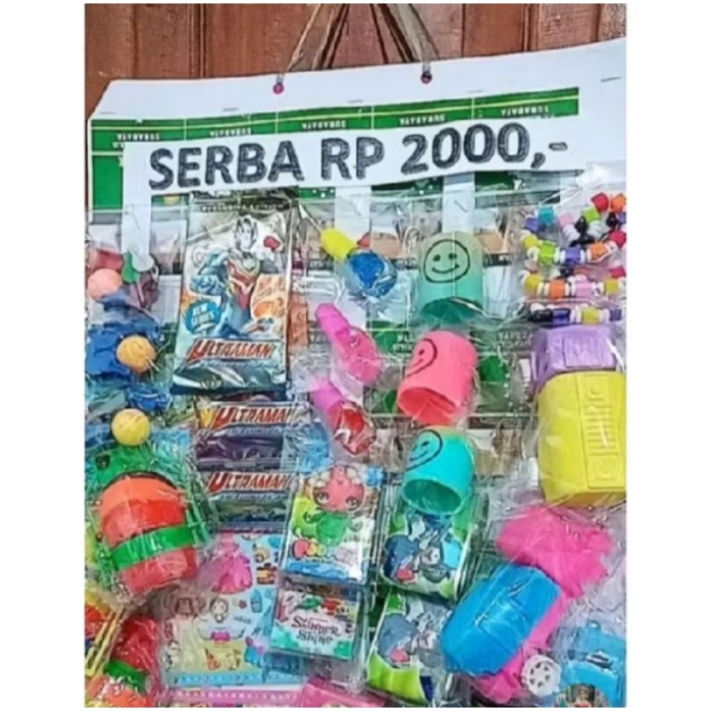 mainan renteng serba 2000 isi 30pcs siap jual