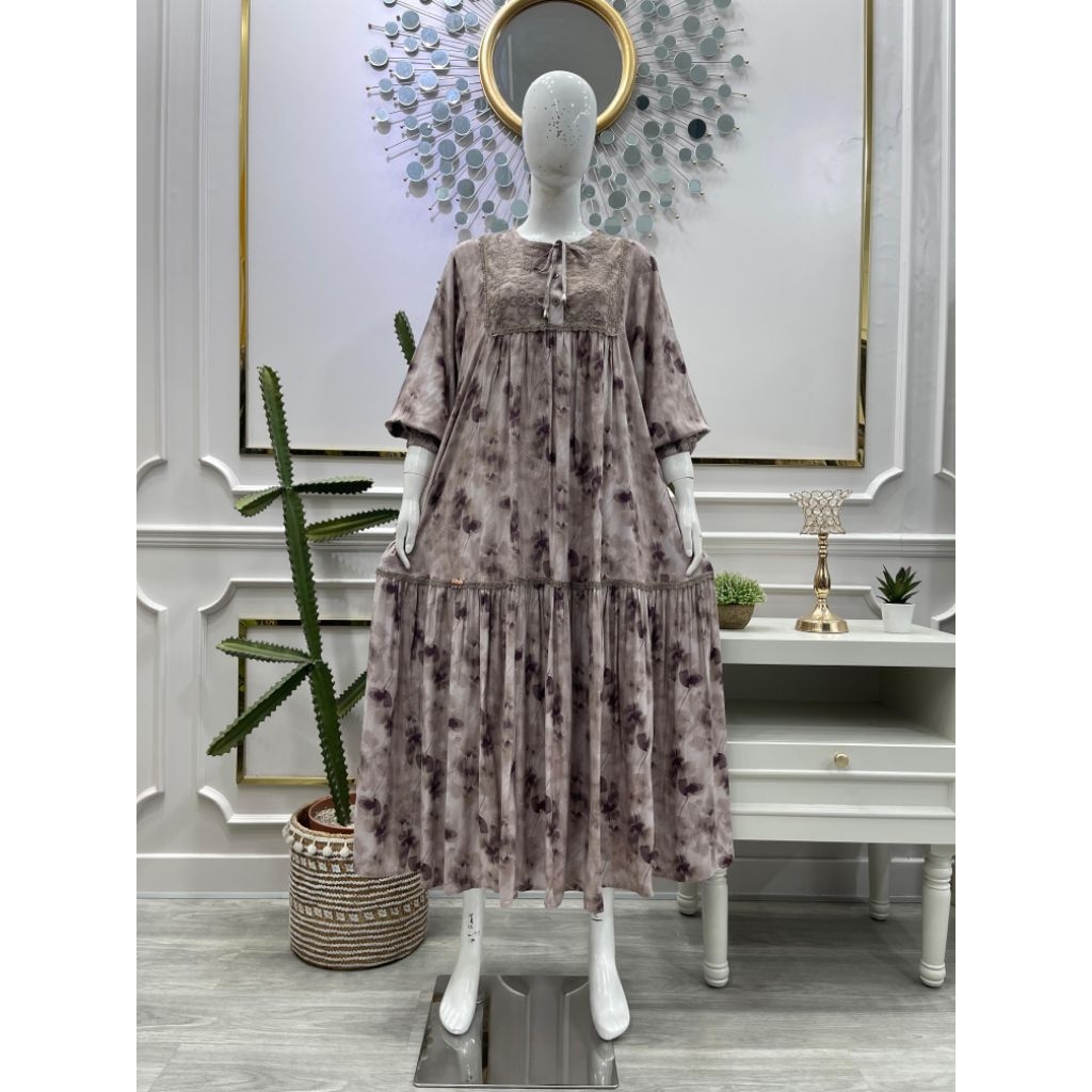 SALVINA YS.MIDI RENDA TILE VISCOSE ARMANY/MIDI BUSUI JUMBO LD 120 (4L)PB 130