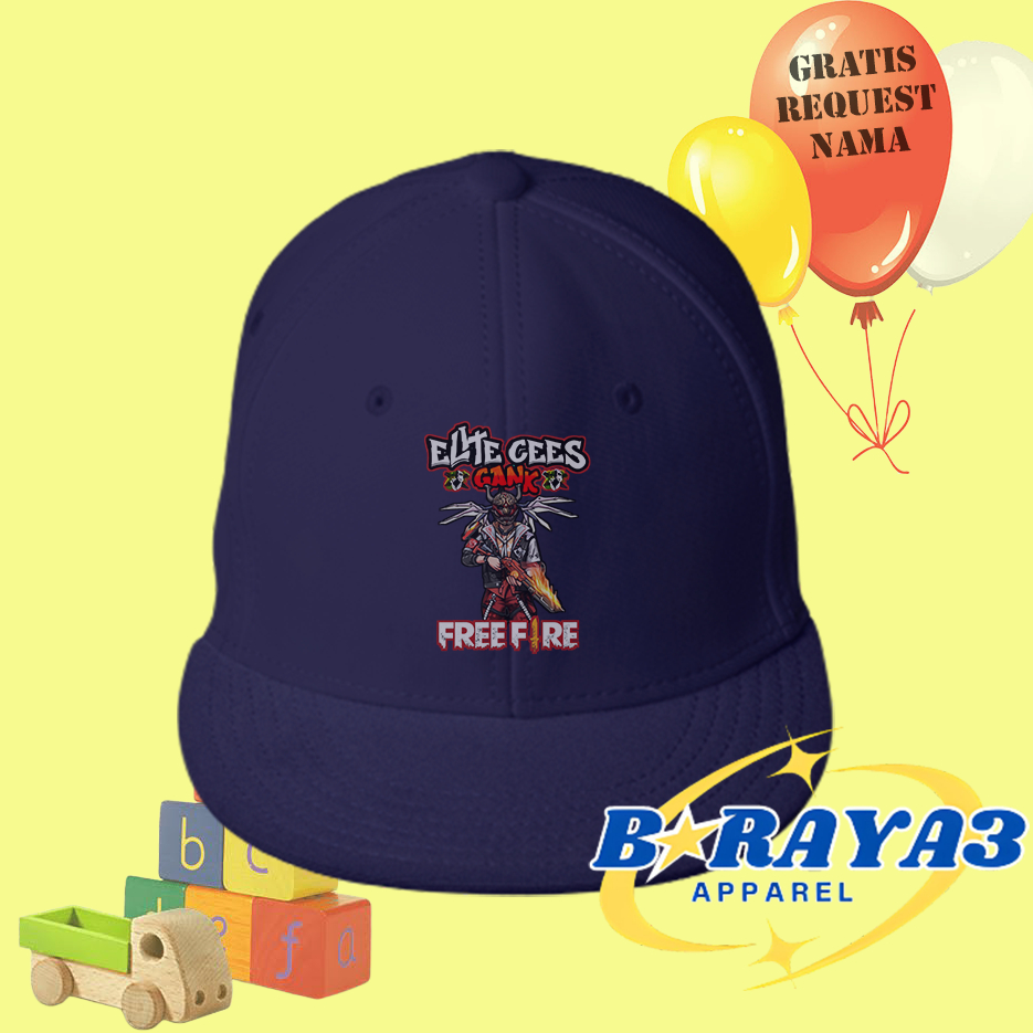 Topi Anak Gambar Game Free Fire Skin Senjata – BARAYA3 – Bisa Tulis Nama