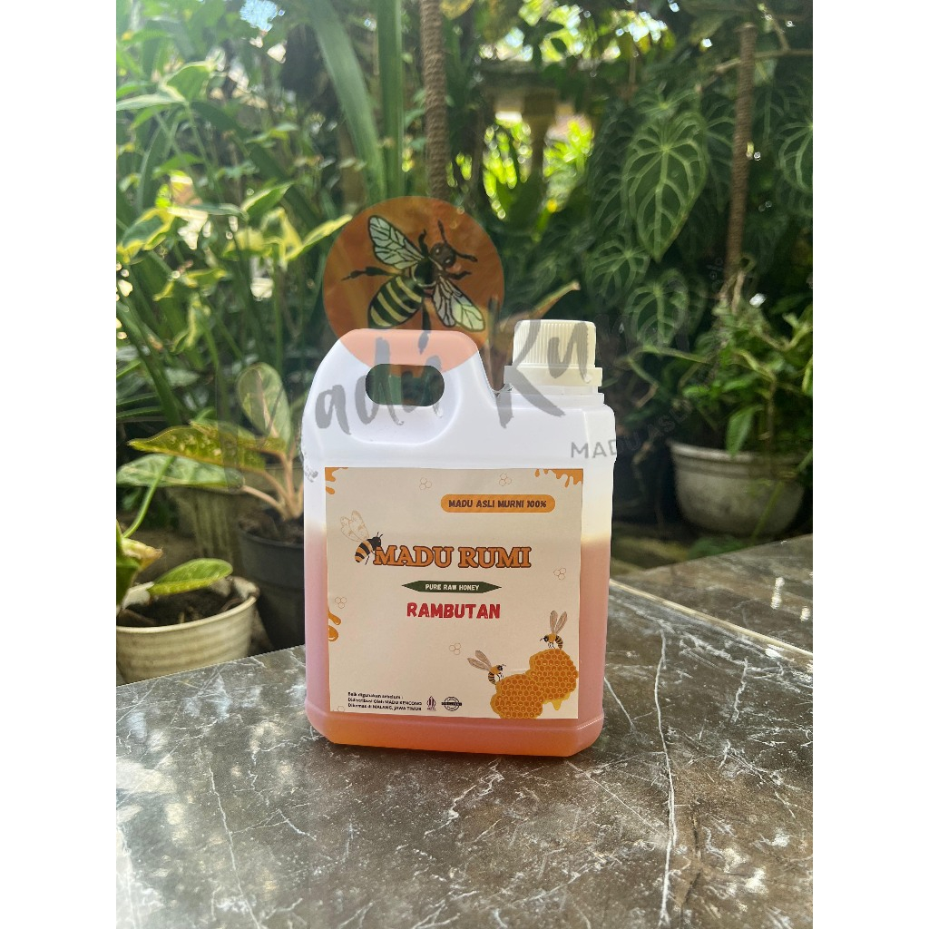 

Madu Rumi Madu Asli Murni Rambutan 1000 GR