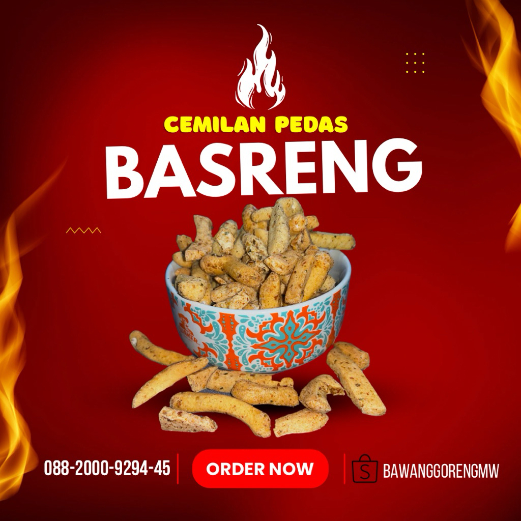 

Basreng Pedas Kriuk Cemilan || bawanggorengmw