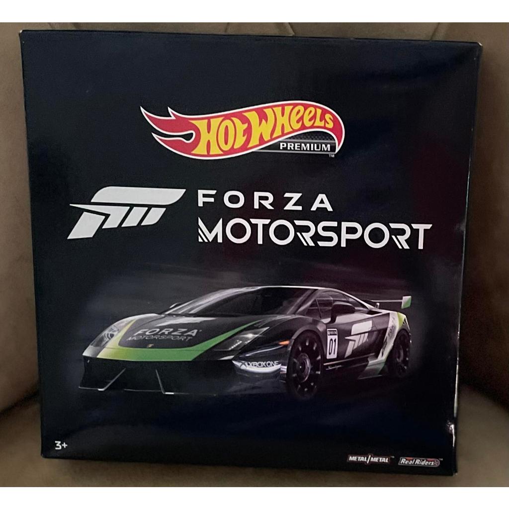 HOTWHEELS Premium - FORZA MOTORSPORT - Lamborghini Gallardo, Ford GT Race, Porsche 911 GTS RS, Nissa
