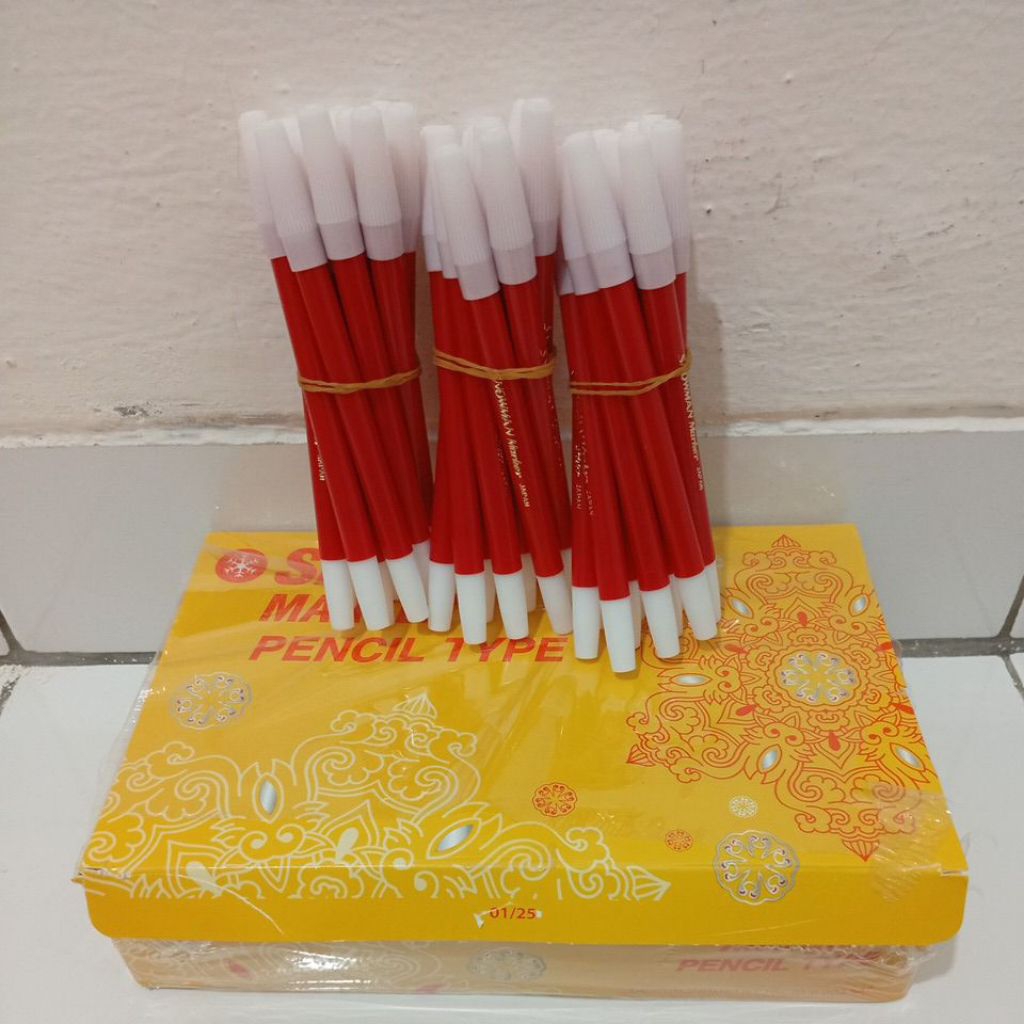 

spidol Snowman kecil PW-1A warna MERAH. (harga di atas untuk per /12pcs).