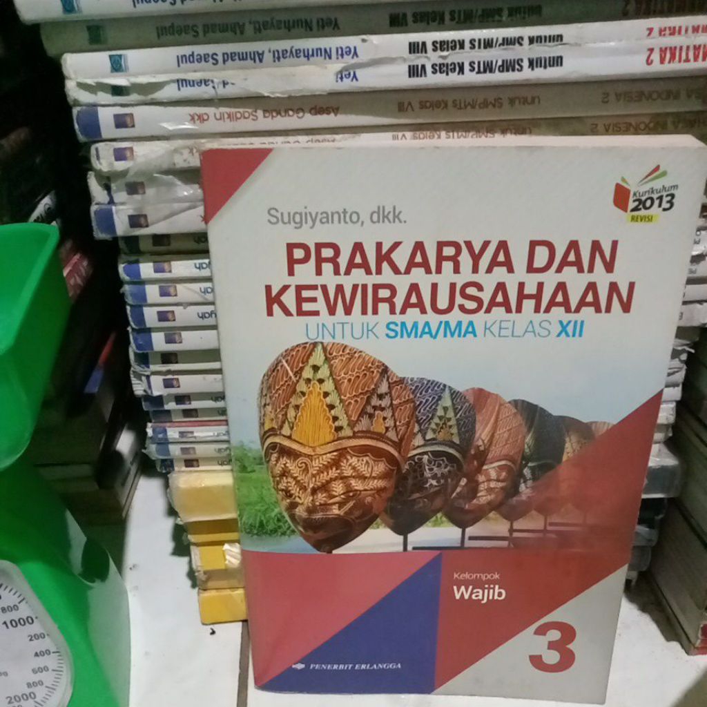 buku prakarya dan kewirausahaan kelas 12 penerbit Erlangga kurikulum k 13