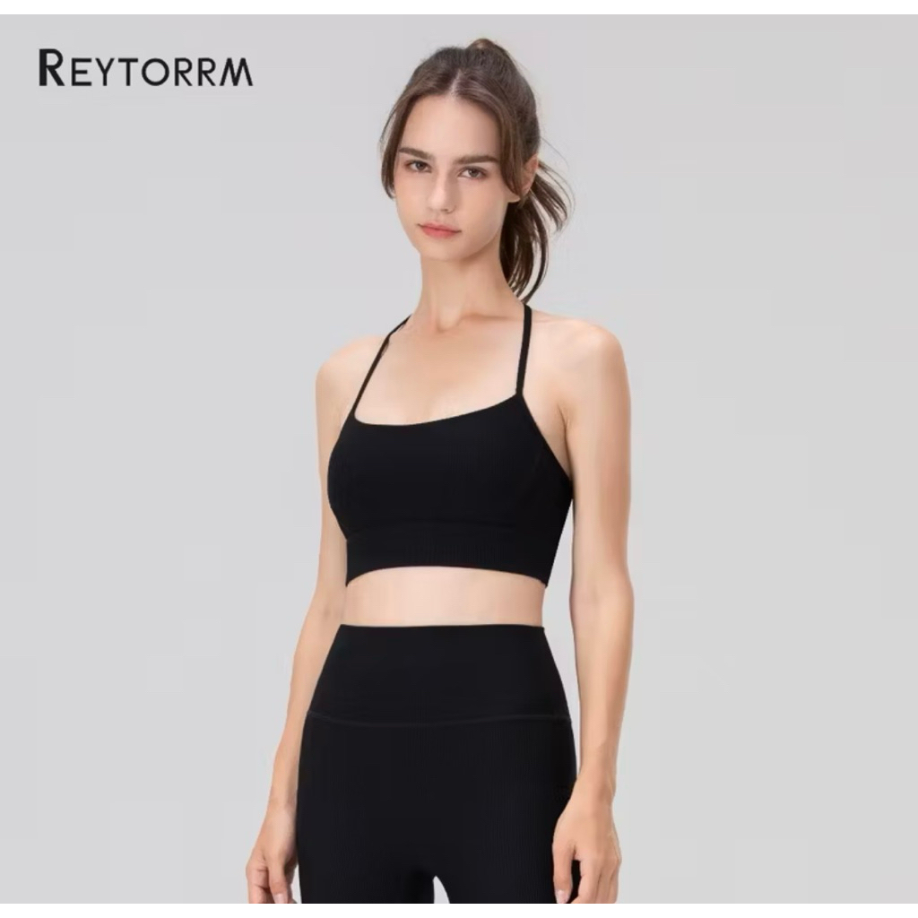 [PRELOVED] Reytorrm Sport Bra Tanpa Kawat Sport Bra Olahraga Wanita Tank Top Wanita Bh Gym top padel