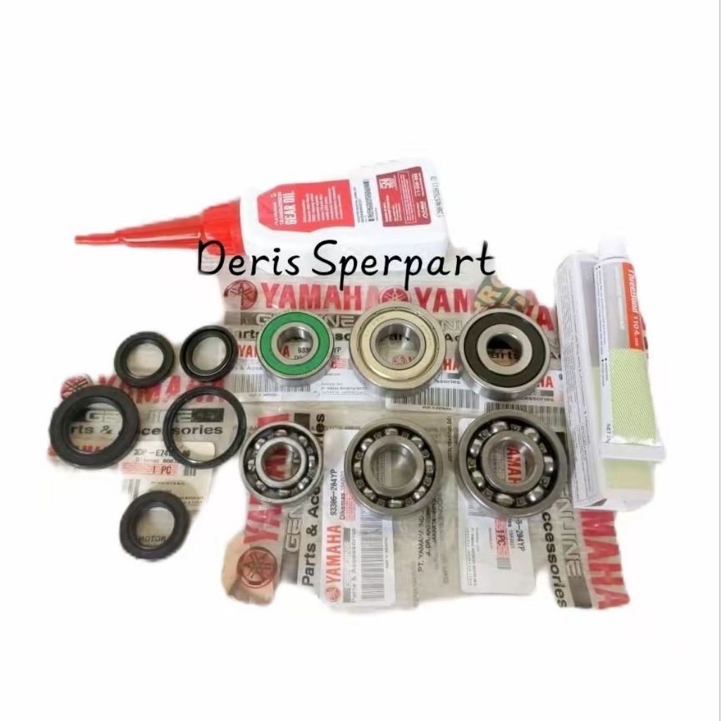 Bearing resio gardan cvt komplit 9item yamaha N mex 155 old N mex 155 new Aerox x new aerox 155 old