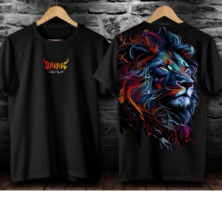BAJU KAOS SINGA API NEON//BAJU KAOS TERBARU//KAOS DISTRO//KAOS KEREN ABIS//BAHAN CATUN//KAOS PRIA..