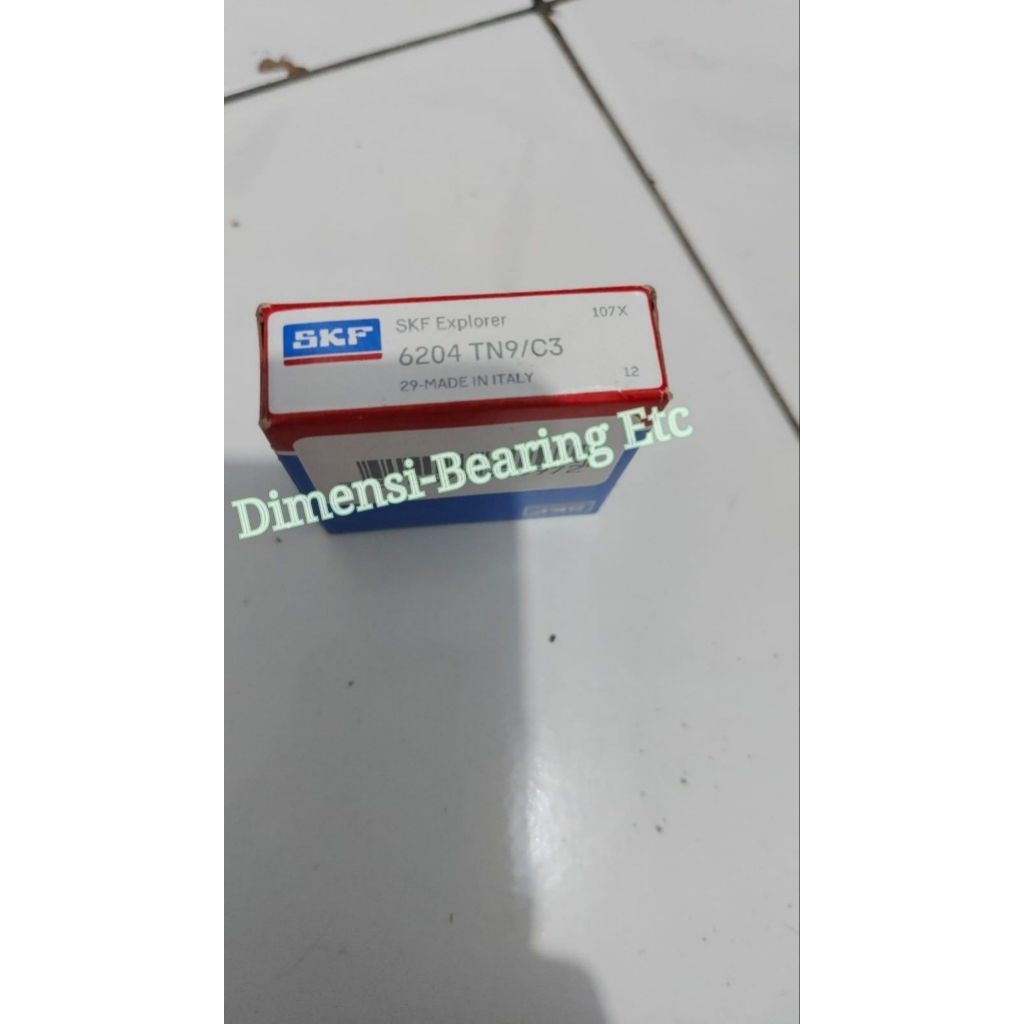 BALL BEARING HIGH SPEED 6204 TN9 C3 SKF
