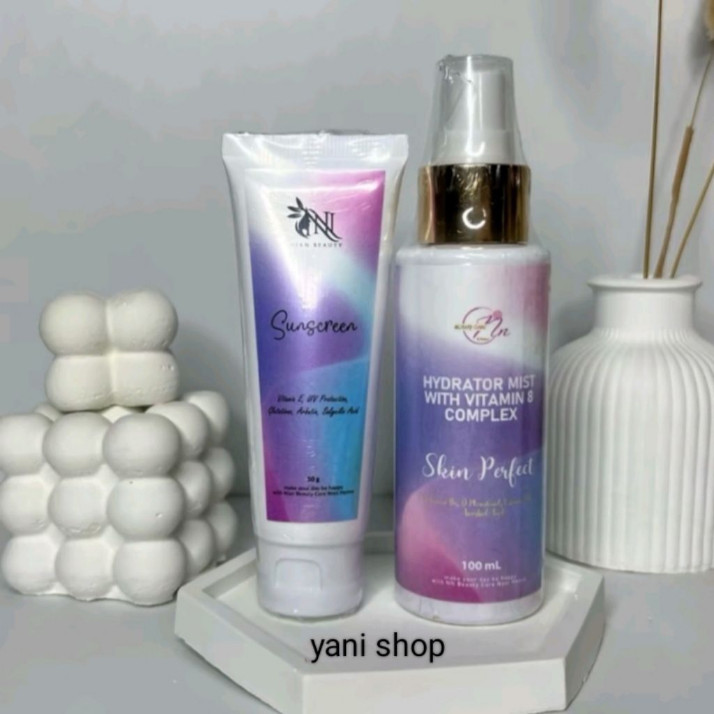facemist dan sunscreen nn beauty care ukuran besar 50g