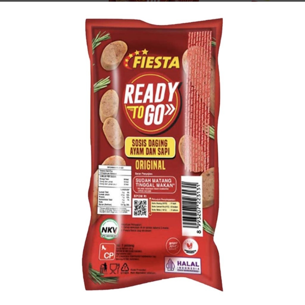 

Fiesta Sausage Ready To Go Sosis 65gram