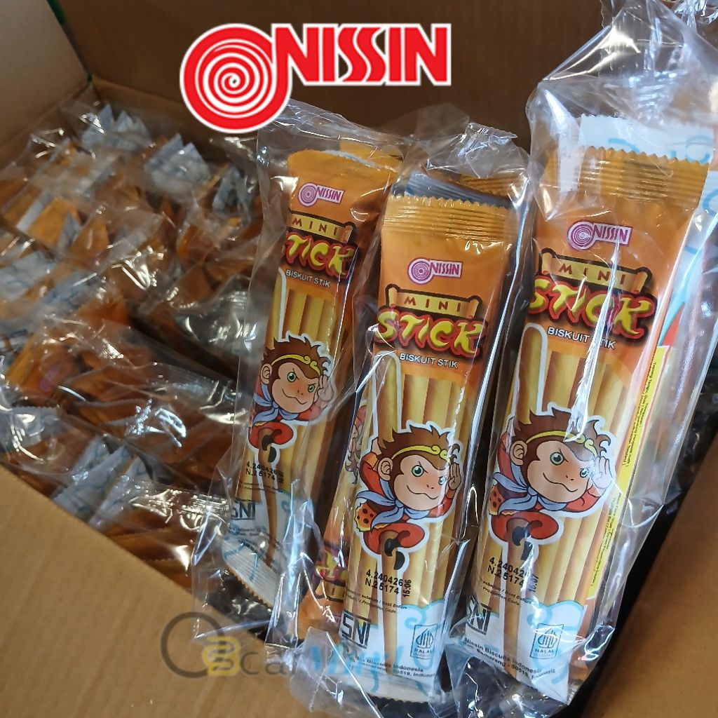 

orins NISSIN BISKUIT MINI STICK 1 Pack isi 10 Stik 13g