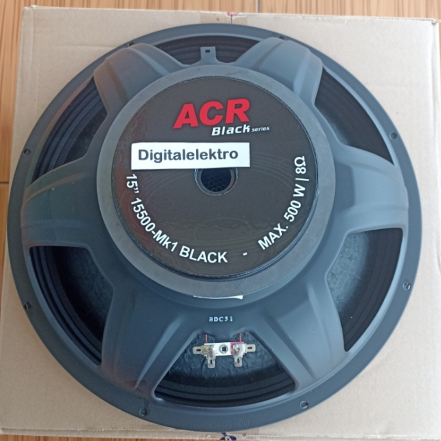 SPEAKER ACR 15 INCH 15500 MK-1 BLACK 500W / SPEAKER 15 INCH BETAVO B15-1535 350 WATT SPEAKER CRIMSON