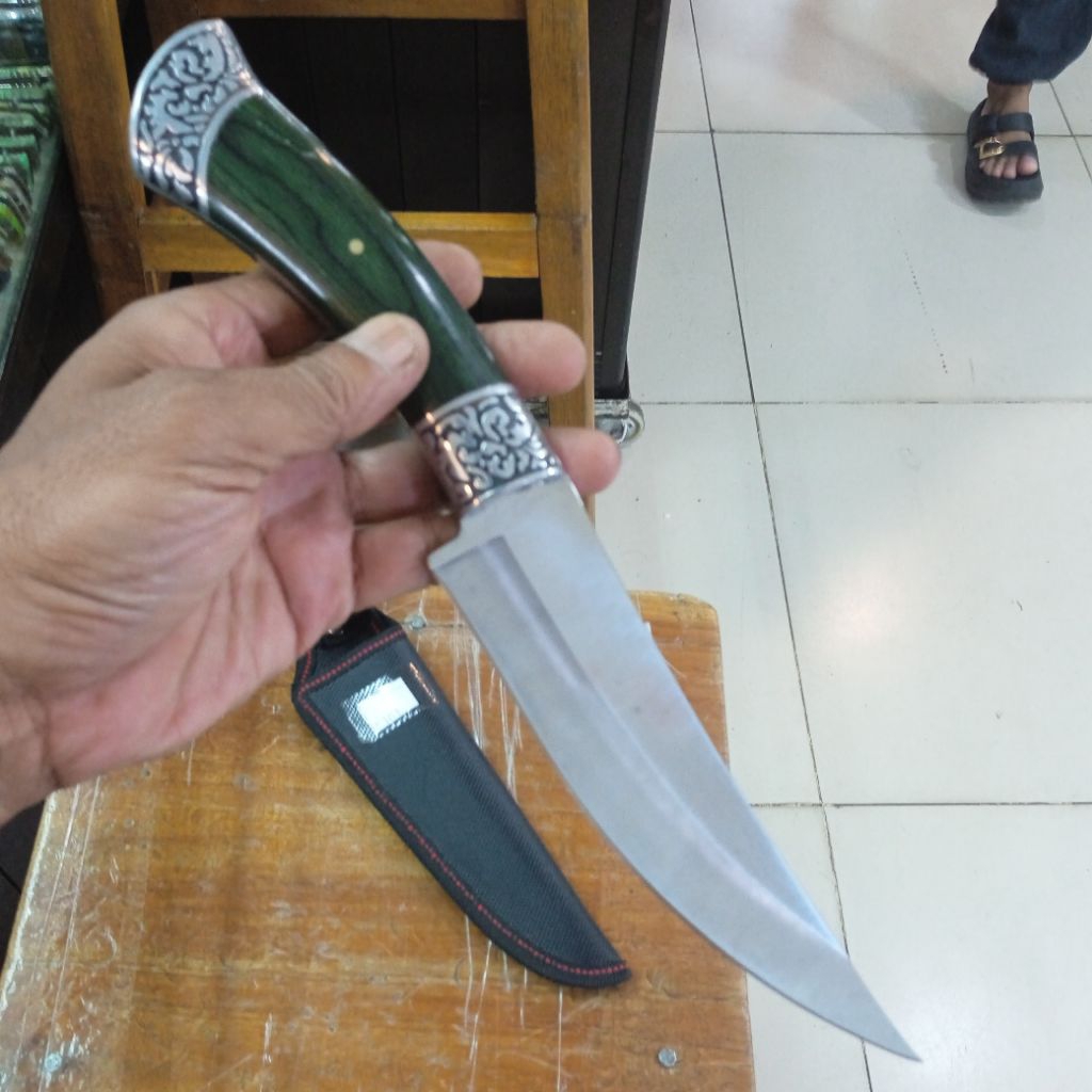 Pisau bushcraft Pisau Camping Outdoor Survival Rambo G72 Survival Kit