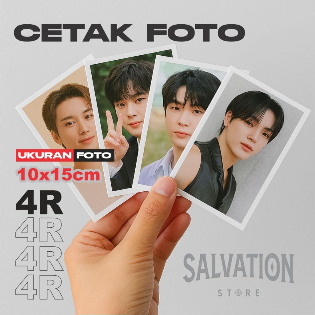[4R] CETAK FOTO 4R GLOSSY/ DOFF