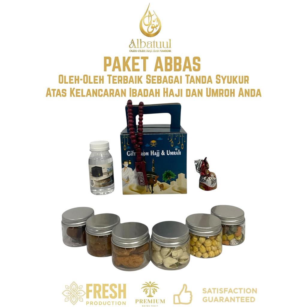 

PAKET ABBAS VOLUME 1 Oleh Oleh Haji Dan Umroh Premium Deluxe Dengan Toples Plastik Termurah