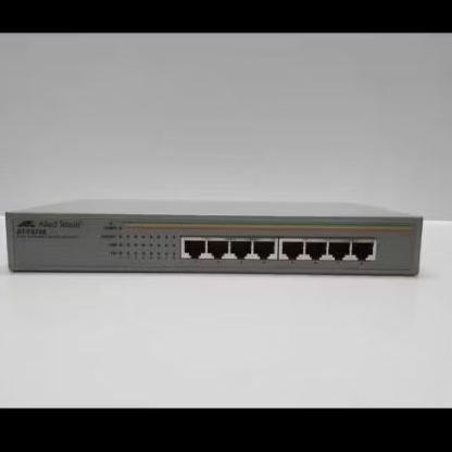 ALLIED TELESIS AT-FS708 8-PORT 10/100 MBPS FAST ETHERNET SWITCH 705-002165 REV A