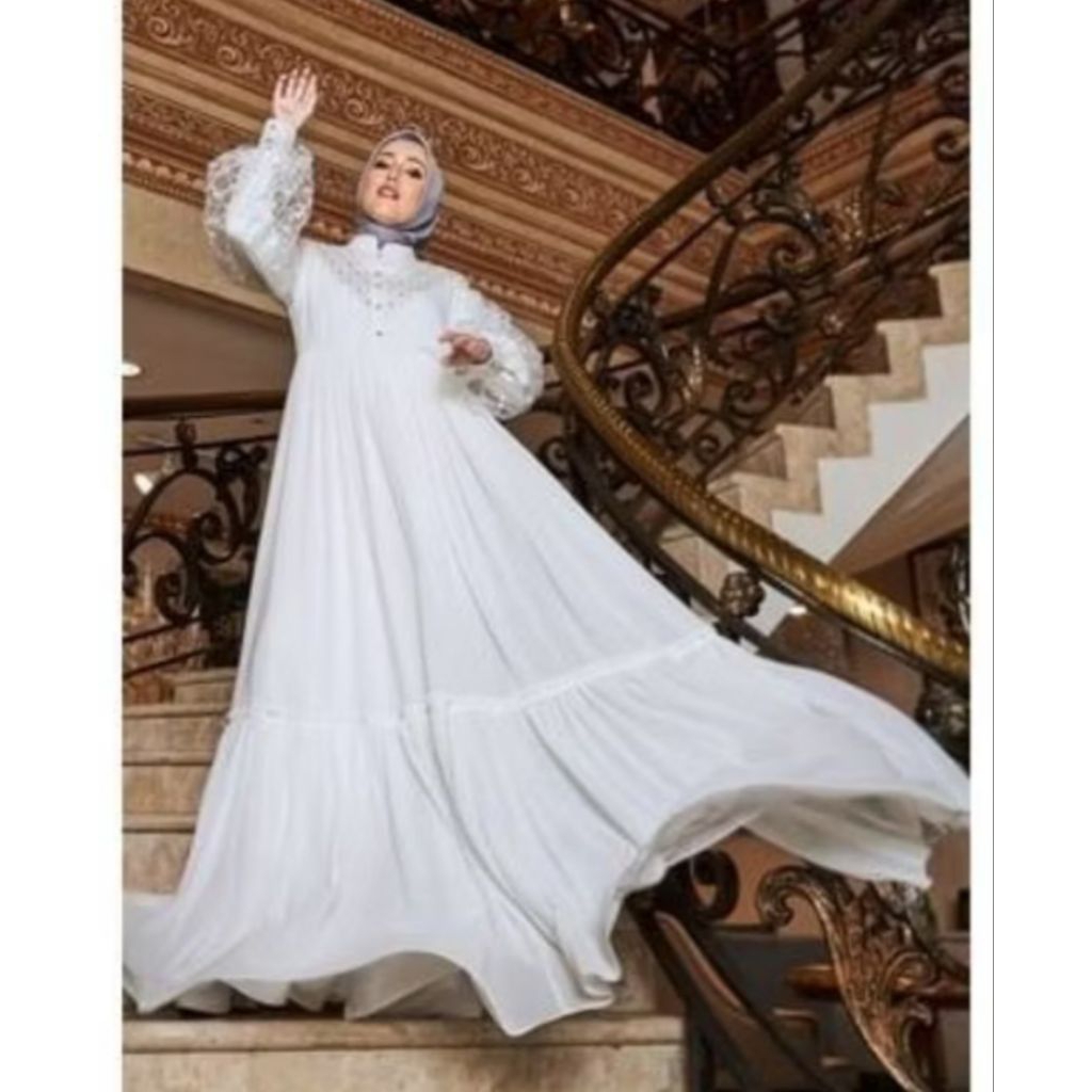 MANDJHA DRESS IVAN GUNAWAN GAMIS DIANA PUTIH,PRODUKSI MINIMEKIDZ ANAK,KOKO KHALIF,PRIVE,KIMBERLY,MAR