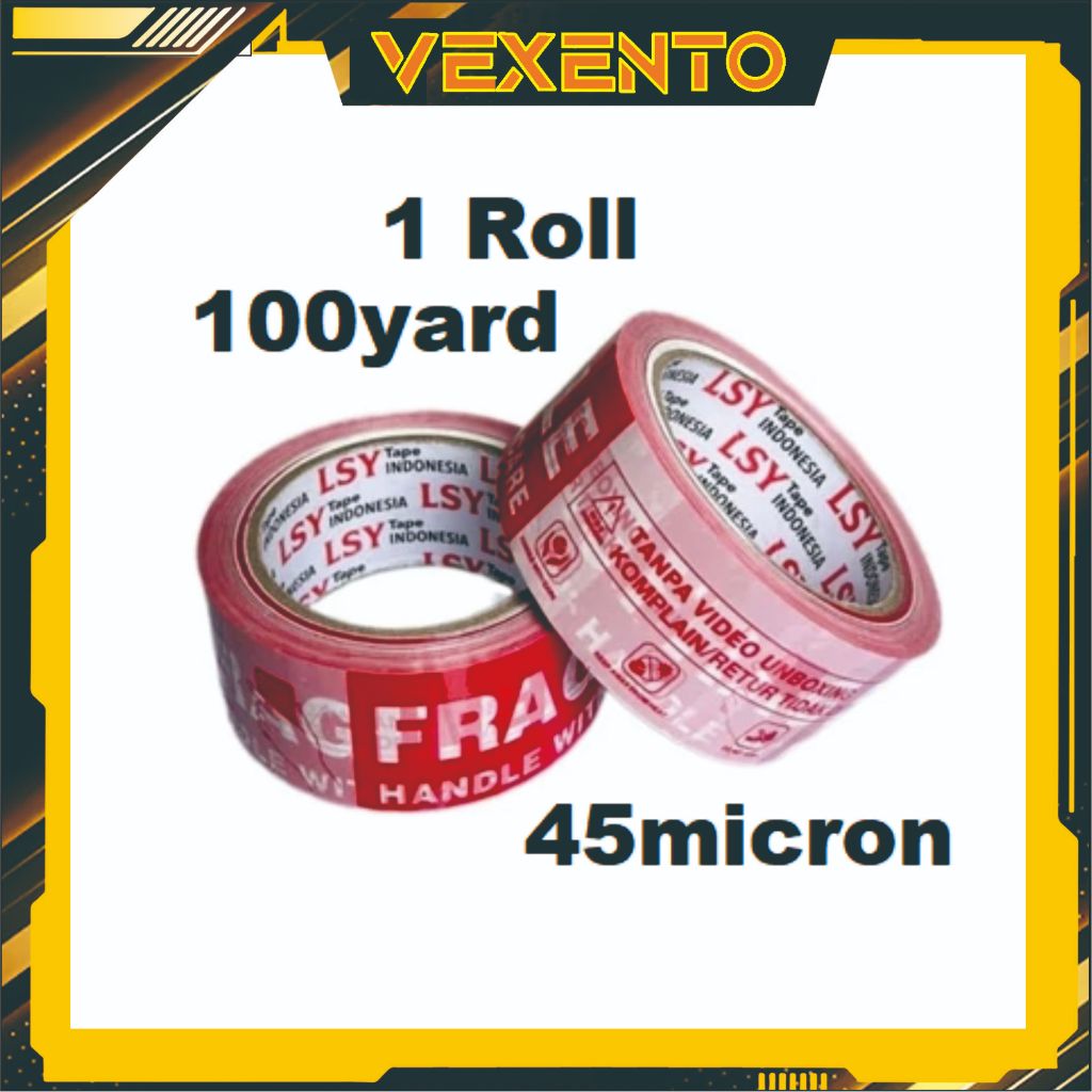 

Lakban Fragile Merah Putih 90yard Jangan Dibanting by Vexento