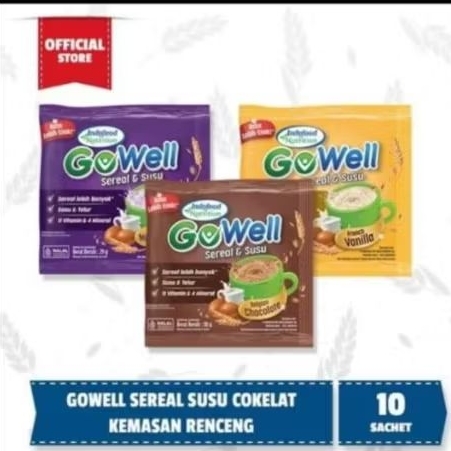 

Gowell sereal & susu 29g (10sachet)