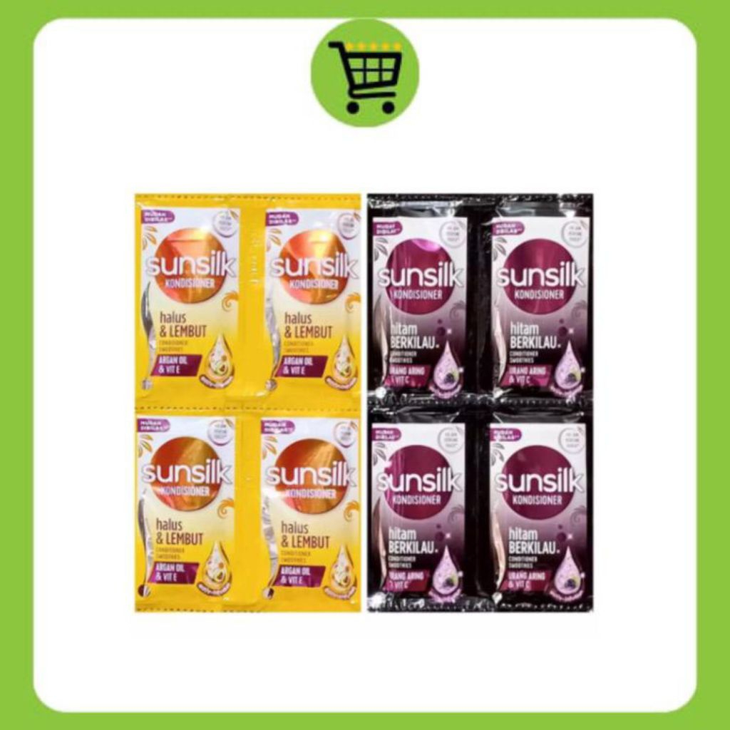 •DailyMart• [BUNDLE 3] Conditioner Sunsilk Renceng 12 Pasang | Kondisioner Sunsilk Sachet
