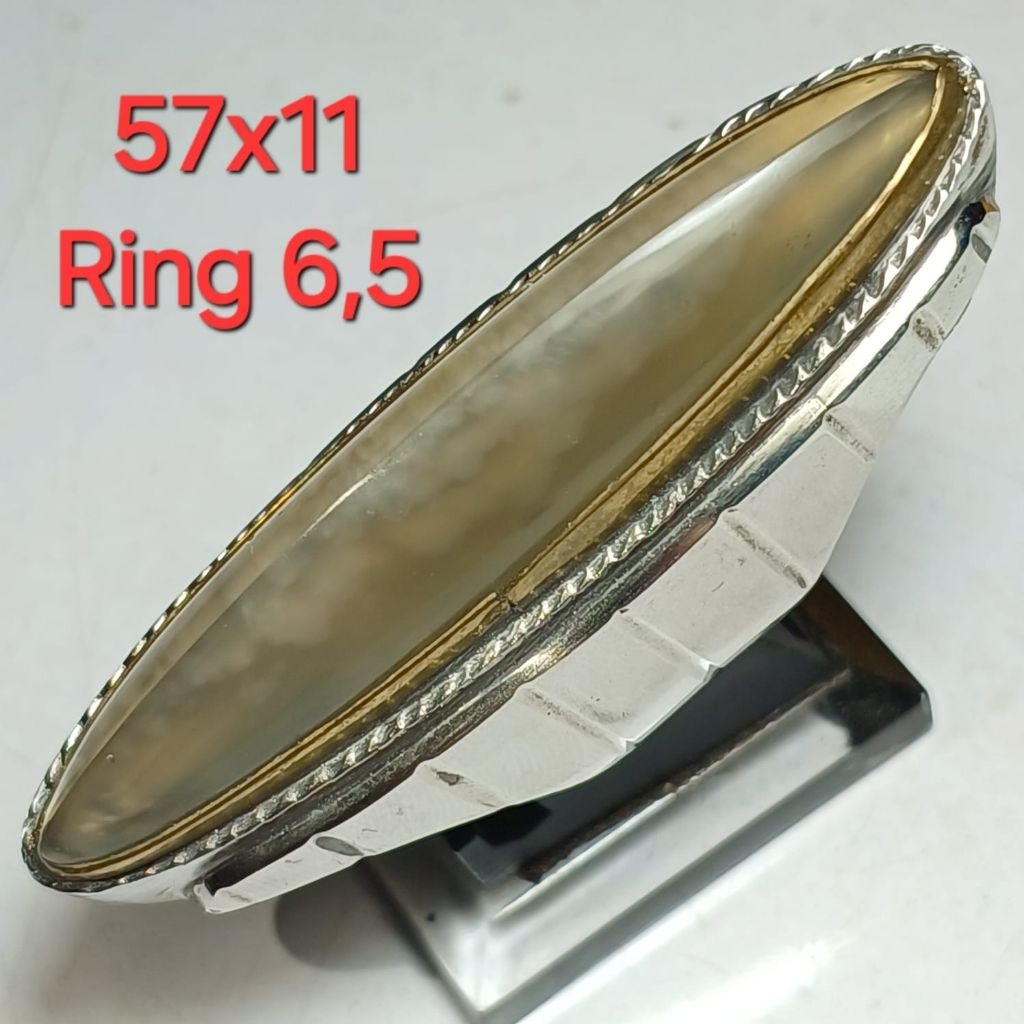 SIZE 6,5 BATU AKIK PANDAN RUDAL 57X11