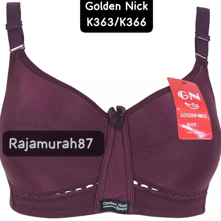 KODE R65B BH GOLDEN NICK K363 K366  Bra Sport Golden Nick  Sport Bra Tanpa KawatPakaian Dalam
