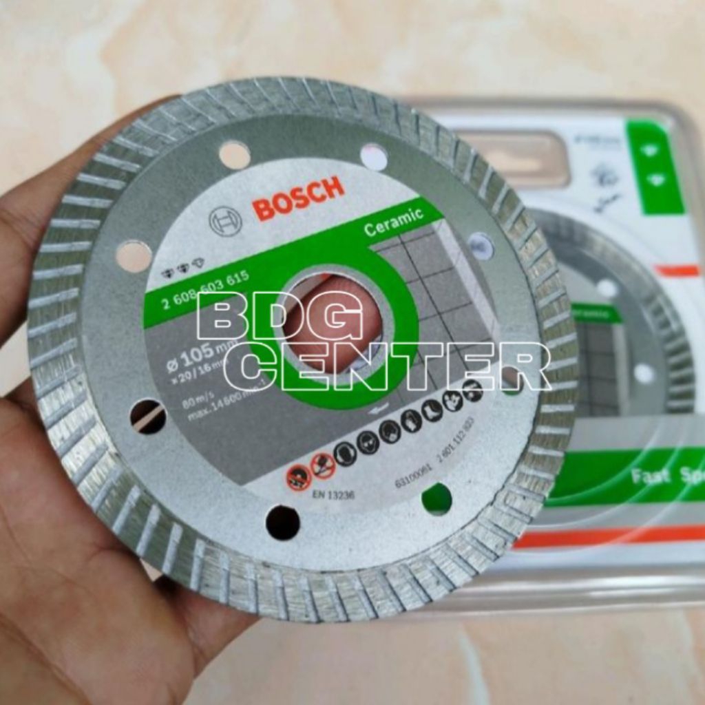 Pisau Gerinda Bosch 4 inch / 105Mm Mata pisau potong keramik granit Alat pisau potong Granit