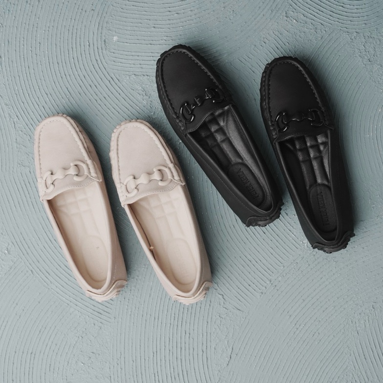 KODE V49C Peter Keiza Sepatu Loafers Moccasin Wanita ZN 81