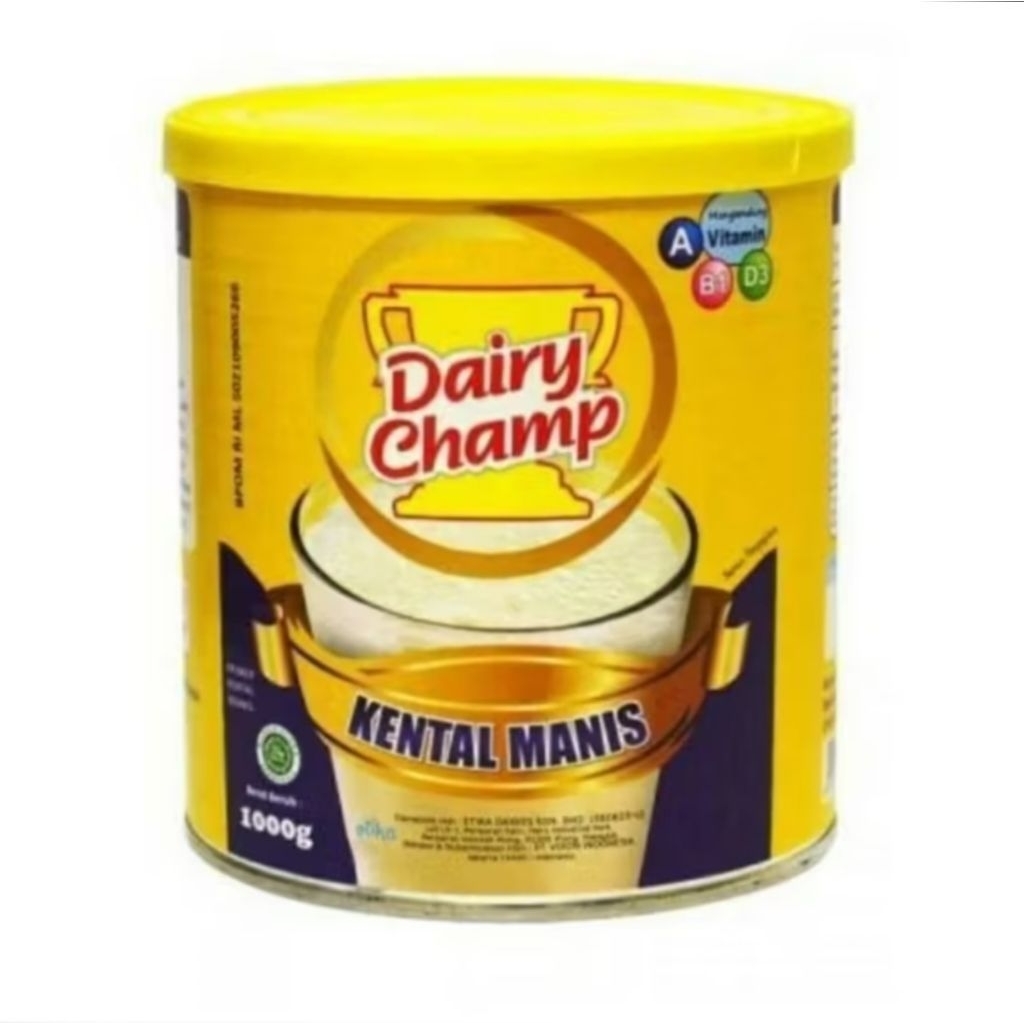 

Susu Kental Manis Krimer Dairy Champ 1kg 1000gr