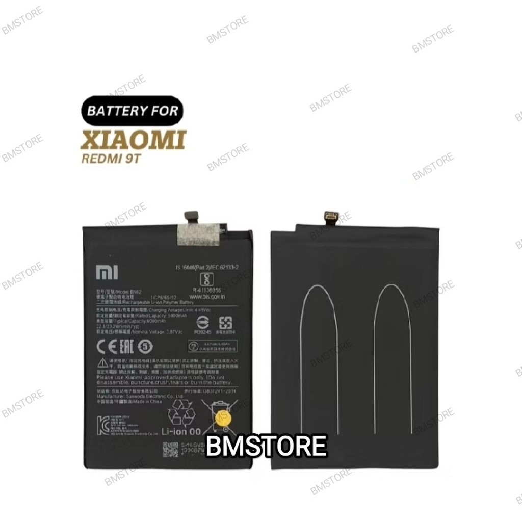 BATERAI BATTERY BATRE BATRAI BATERAI XIAOMI REDMI 9T / BN-62 / BN62 ORI
