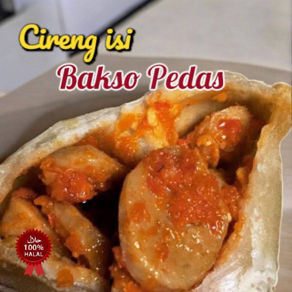 

Cireng isi bakso pedas