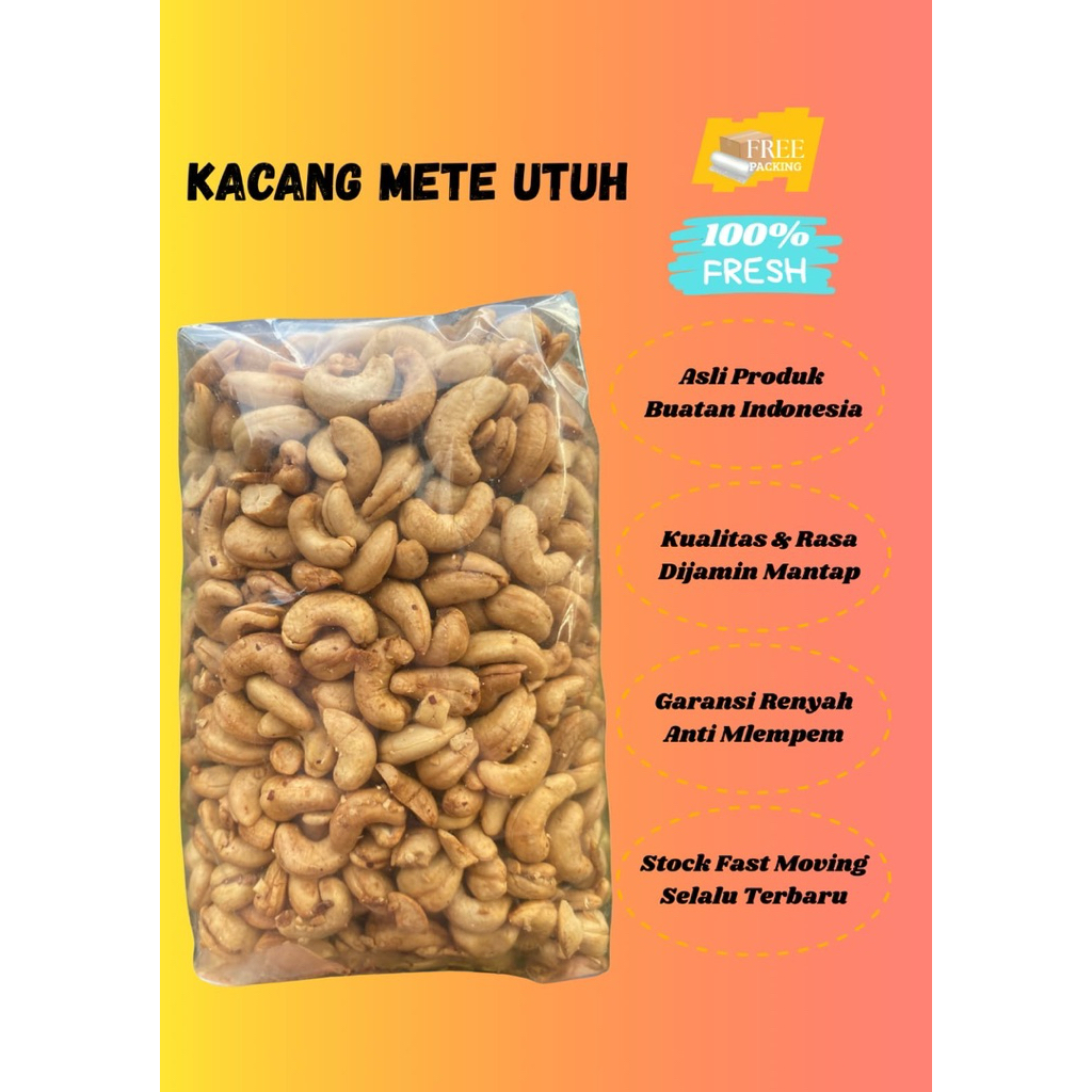 

Kacang mete wonogiri varian rasa Mete panggang mede oven mete matang