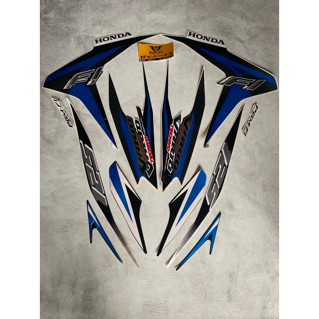 Striping vario 125 old kzr 2012-2014 putih biru