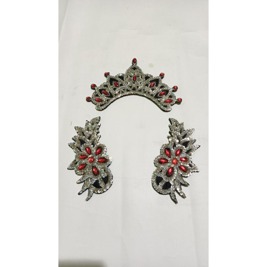 bordir aksesoris mahkota tari jaipong