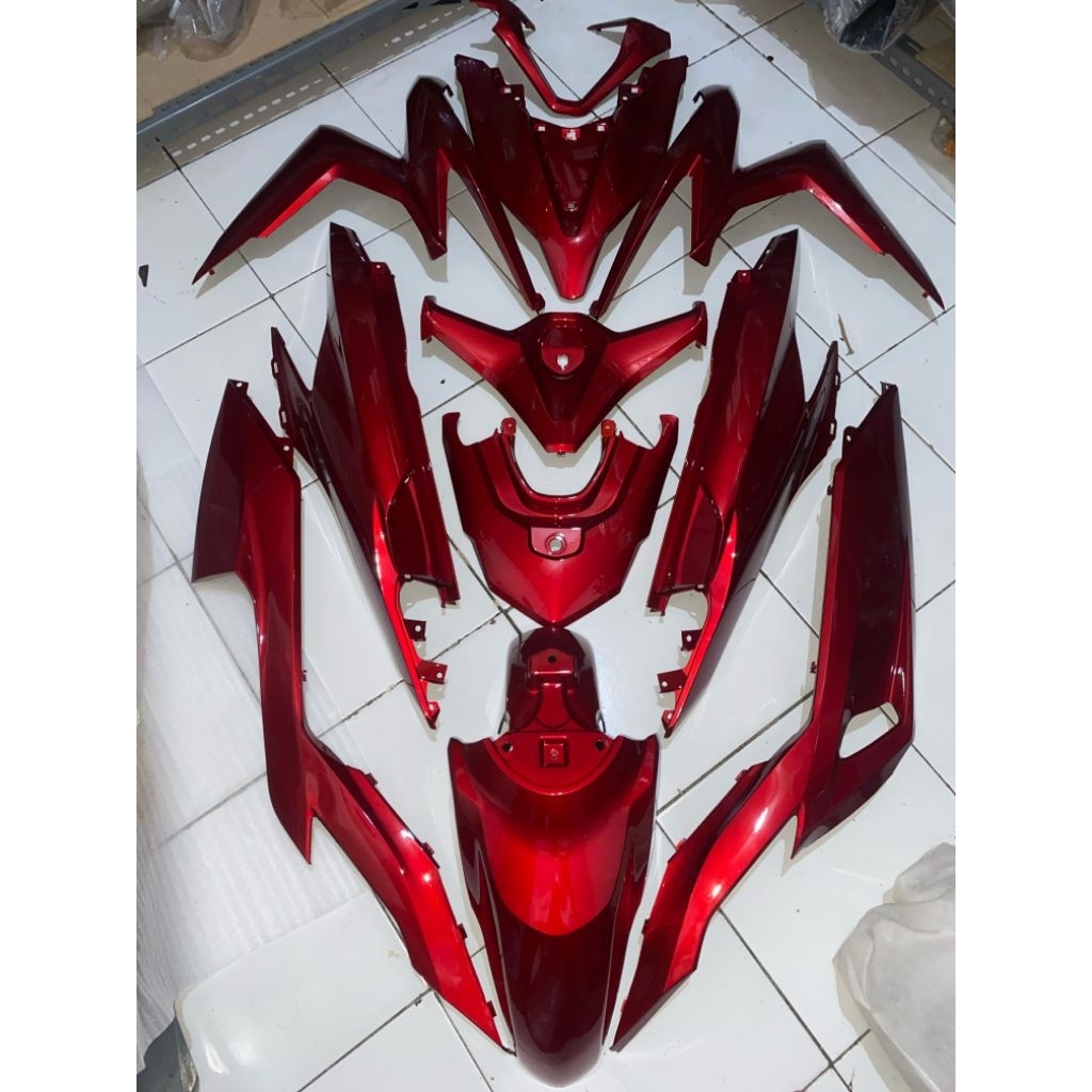 body set original vario 125/150 led new gen 1 2018-2022 red candy